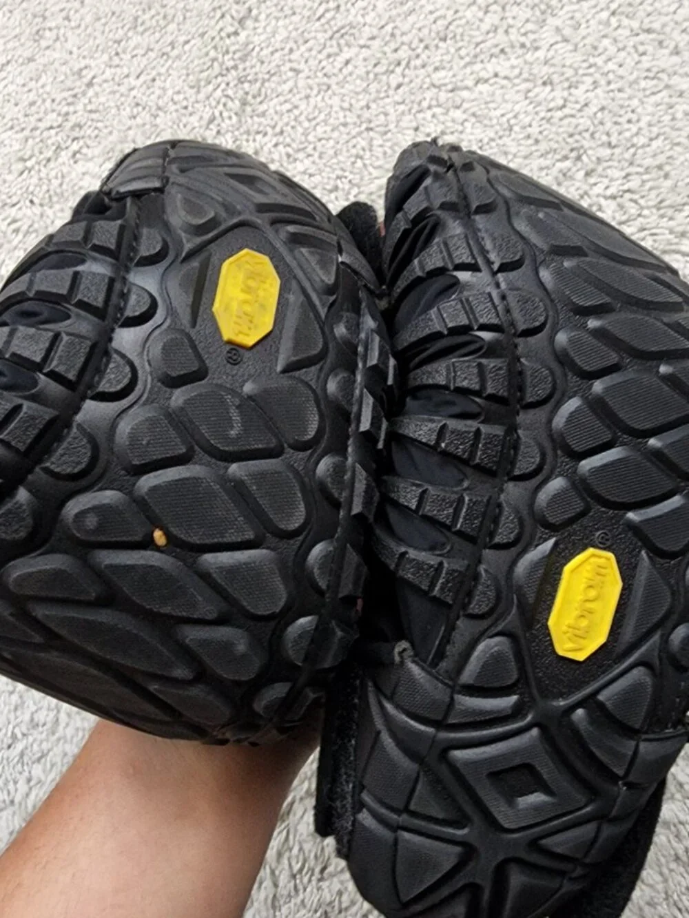 Furoshiki Wrapping Vibram Sole Size 44-45 10-11 XL Black Mens Running Yoga Wrap